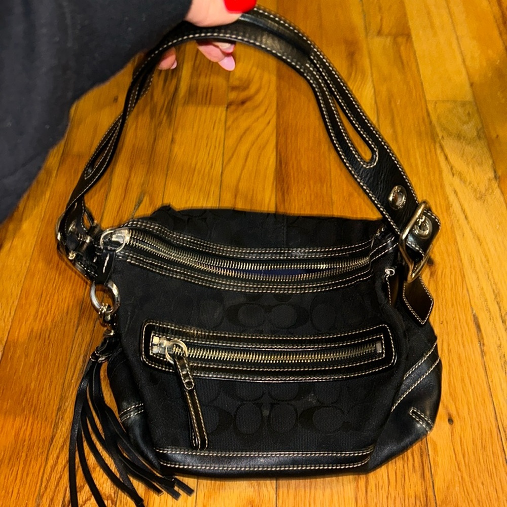black coach purse